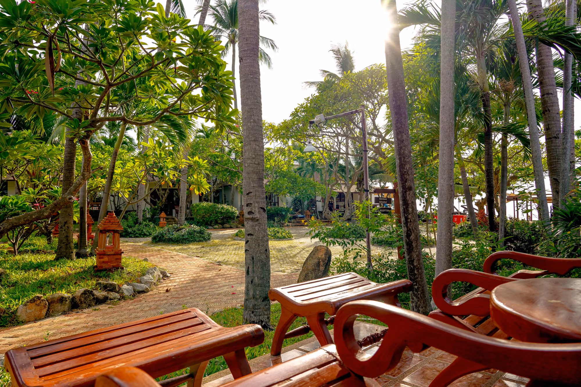 Deluxe Seaview Villa — Terrace & garden 3
